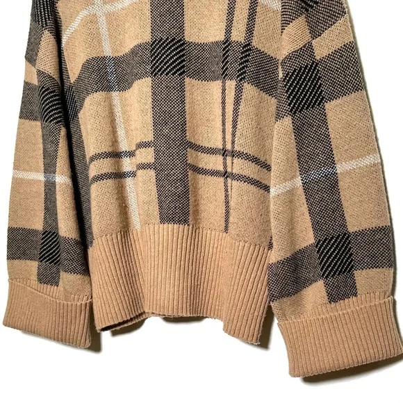 Barbour Adela Checked Wool-blend Crewneck - Picture 2 of 8